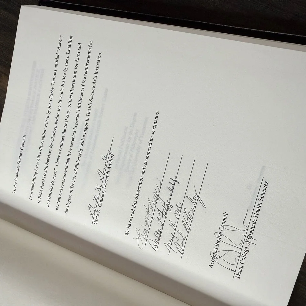 Access to Behavioral Health Care for Juvenile Justice Children Dissertation 2002